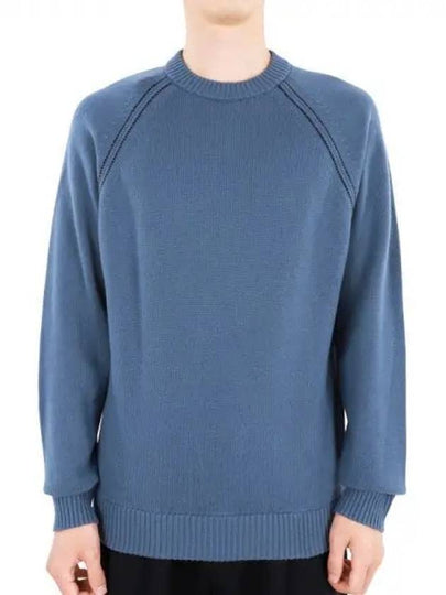 Men's Cashmere Knit Top Blue - LORO PIANA - BALAAN 2