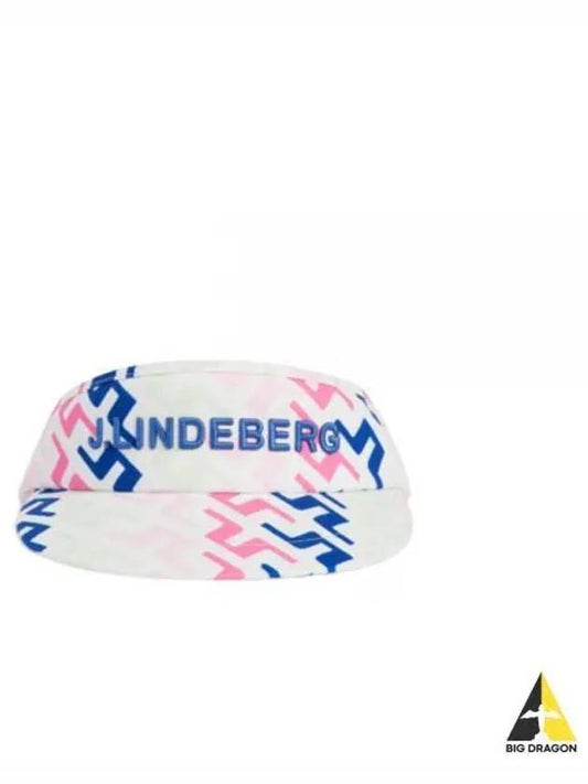 Men's Viktor Print Visor White - J.LINDEBERG - BALAAN 2