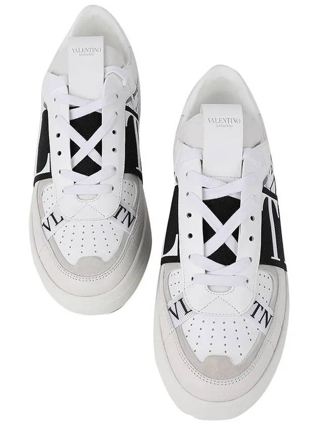 VL7N Band Leather Low Top Sneakers White - VALENTINO - BALAAN 3