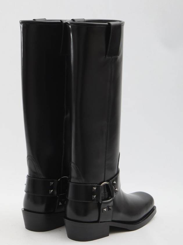 Rockstud Biker boots - VALENTINO - BALAAN 3