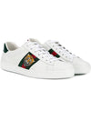 Tiger Embroider Low Top Sneakers White - GUCCI - BALAAN 2