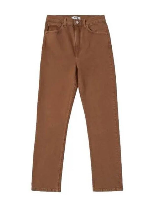 Comfort Stretch Straight Denim Pants Washed Terracotta Jeans - RE/DONE - BALAAN 1