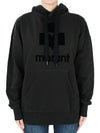 Mansel Logo Hoodie Faded Black - ISABEL MARANT - BALAAN 2