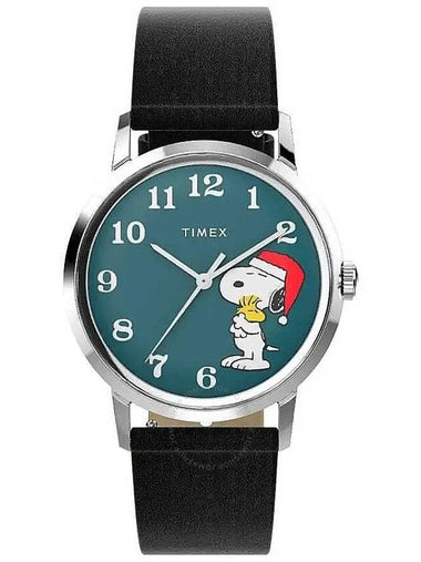 Timex Marlin Snoopy Holiday Quartz Blue Dial Unisex Watch TW2V63200V3 - TIMEX - BALAAN 1