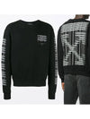 Diag Industrial Arrow Sweatshirt Black - OFF WHITE - BALAAN 2