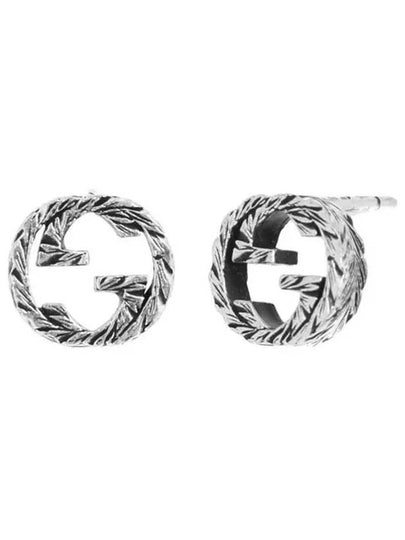 Interlocking G Earrings Silver YBD457109001 - GUCCI - BALAAN 2