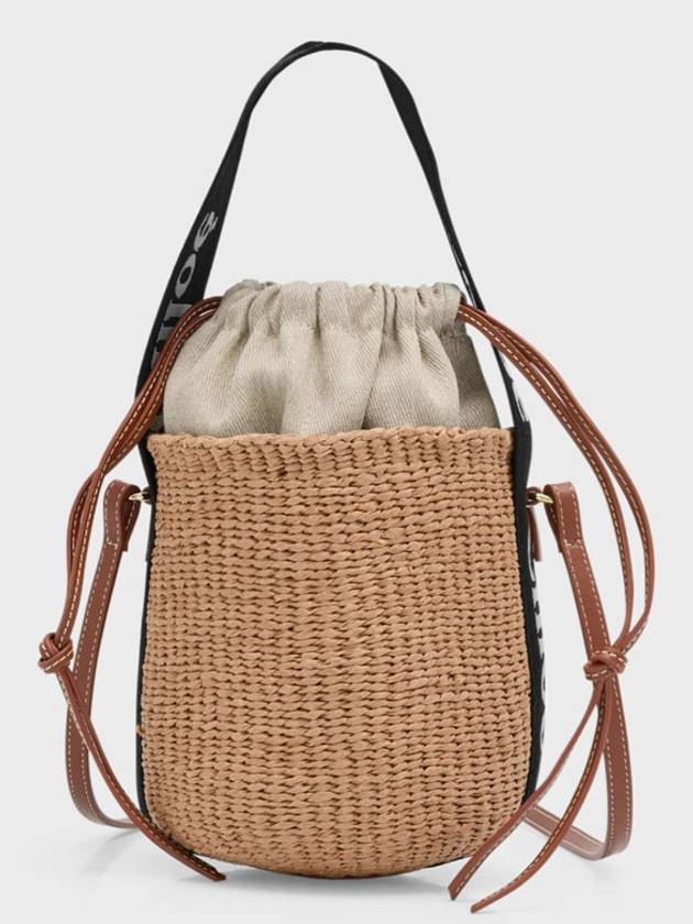 Small Woody Logo Bucket Bag Beige - CHLOE - BALAAN 2