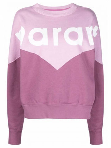 Houston Logo Print Sweatshirt Rose Pink - ISABEL MARANT - BALAAN 1