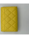 Classic Gold Hardware Grained Calfskin Card Wallet Yellow - CHANEL - BALAAN 8