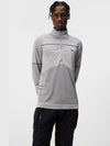 Jimmy Seamless Mid Layer Half Zip Sweater Light Grey Melange - J.LINDEBERG - BALAAN 4