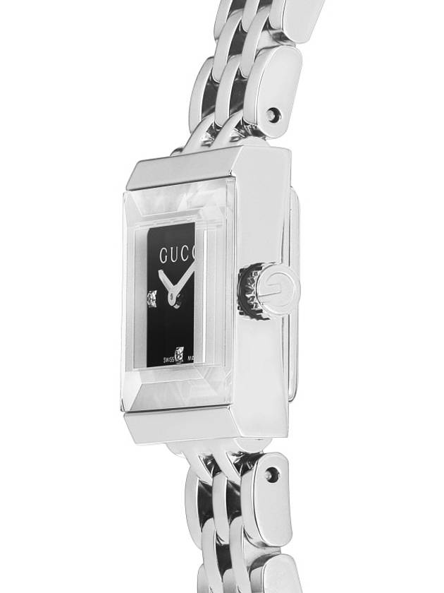 G-Frame Diamond Dial Watch Silver - GUCCI - BALAAN 6