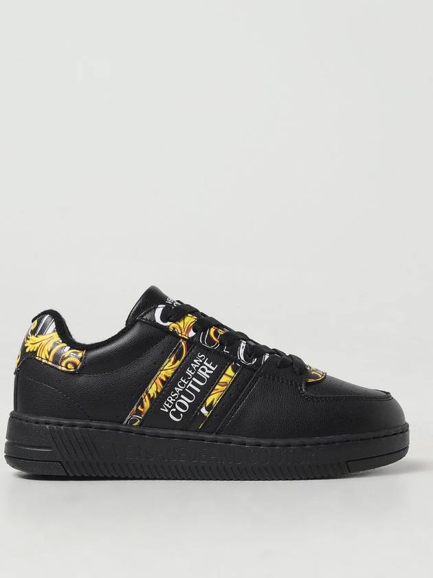 Sneakers Versace Jeans Couture in pelle con stampa - VERSACE - BALAAN 1