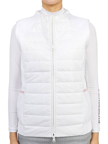 Women's Keisha Golf Padded Vest White - J.LINDEBERG - BALAAN 1