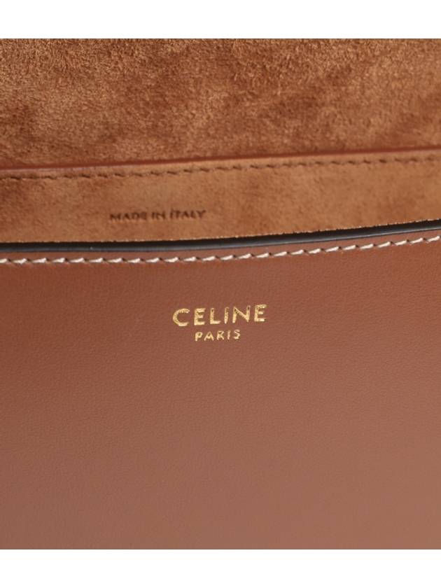 Folco Cuir Triomphe Calfskin Cross Bag Tan - CELINE - BALAAN 7