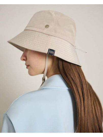 Shine string bucket hat beige - POSHERD - BALAAN 2