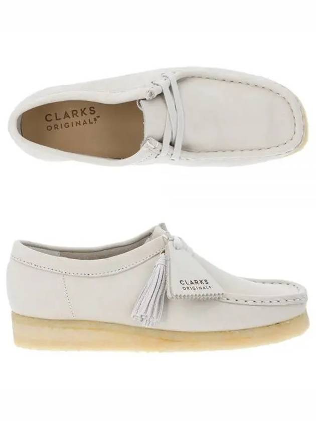 Wallabee Nubuck Loafers White - CLARKS - BALAAN 2