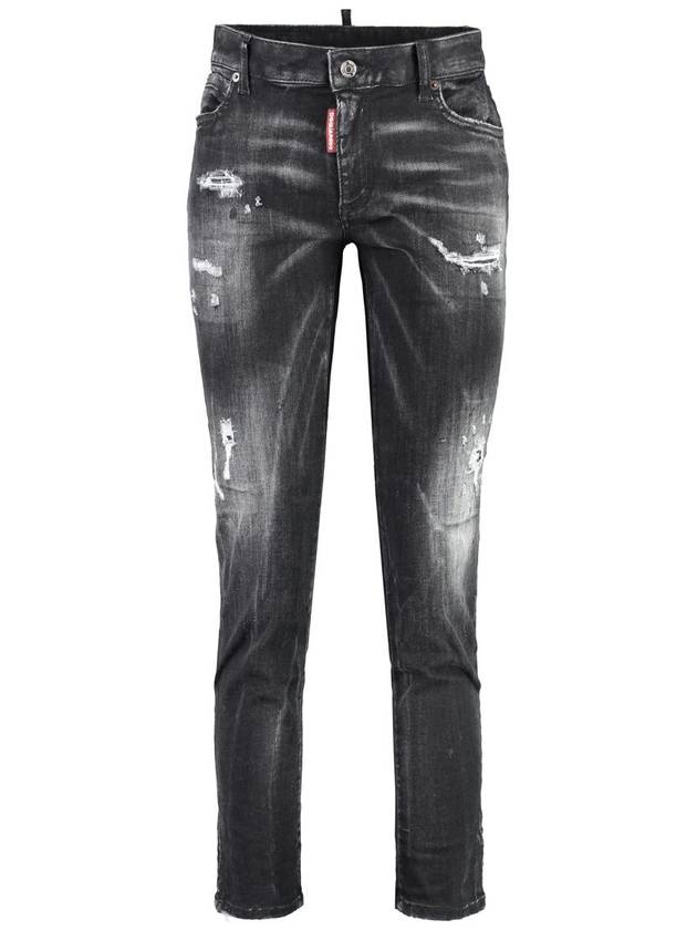 Denim Straight Pants S75LB0811S30802 900 GRAY - DSQUARED2 - BALAAN 2