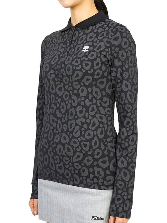 Golf Wear Polo Long Sleeve T-Shirt G01552 G40 - HYDROGEN - BALAAN 2