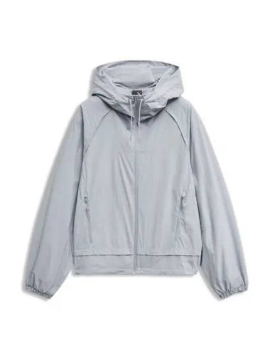 Bias Cut Woven Hooded Jacket Grey - PUMA - BALAAN 1