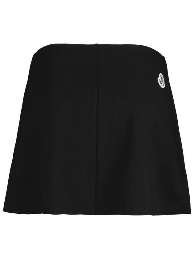 Logo H line skirt black - MONCLER - BALAAN 3