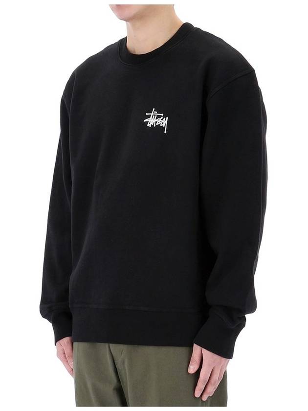 Pigment dyed basic crew neck t shirt 1914879P BLACK - STUSSY - BALAAN 4