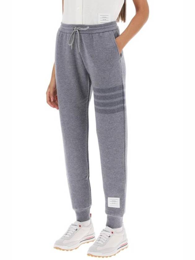 Wool Loopback 4 Bar Sweat Joggers Track Pants Light Grey - THOM BROWNE - BALAAN 5