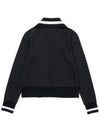 YOKO Collar Neck Half Zip Up Long Sleeve T-Shirt BLACK - 20THHOLE - BALAAN 2