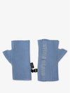 Men's Lettering Logo Gloves Powder Blue - STONE ISLAND - BALAAN 4