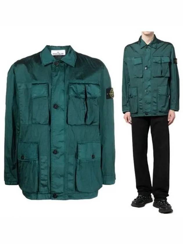 Nylon Metal Watro TC Field Jacket Green - STONE ISLAND - BALAAN 2