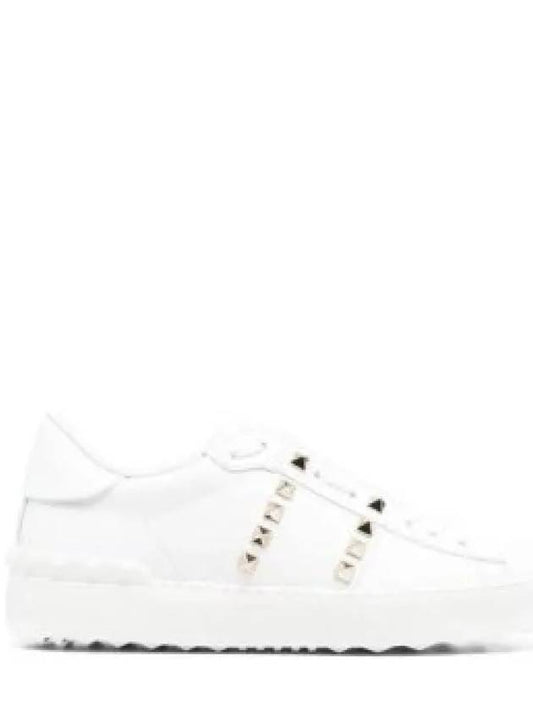 23 fw Rockstud Untitled Leather Sneakers 3W2S0A01BHS0BO B0710936481 - VALENTINO - BALAAN 2