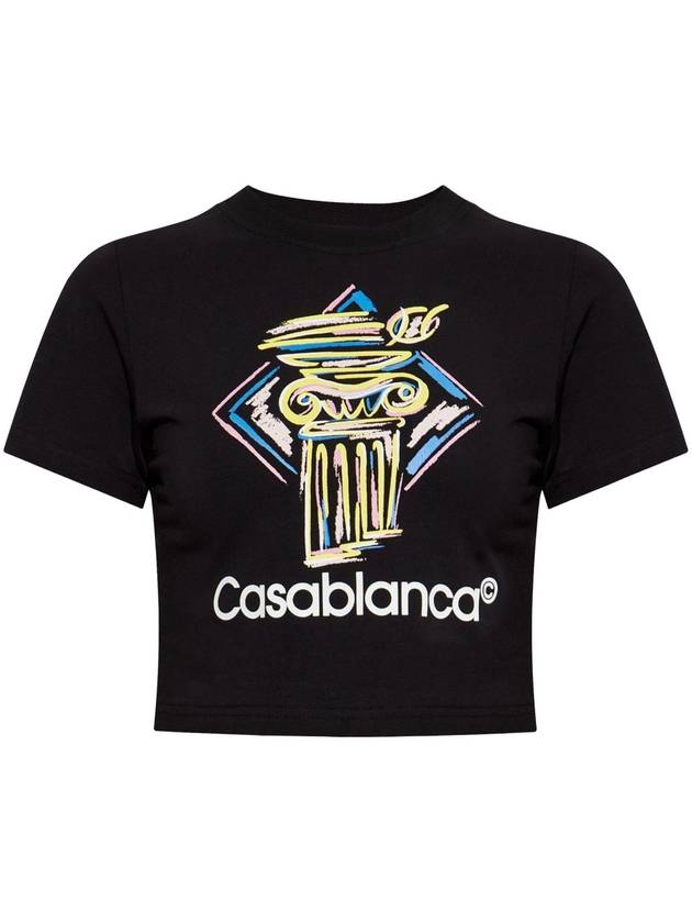 Casablanca T-shirts and Polos Black - CASABLANCA - BALAAN 1