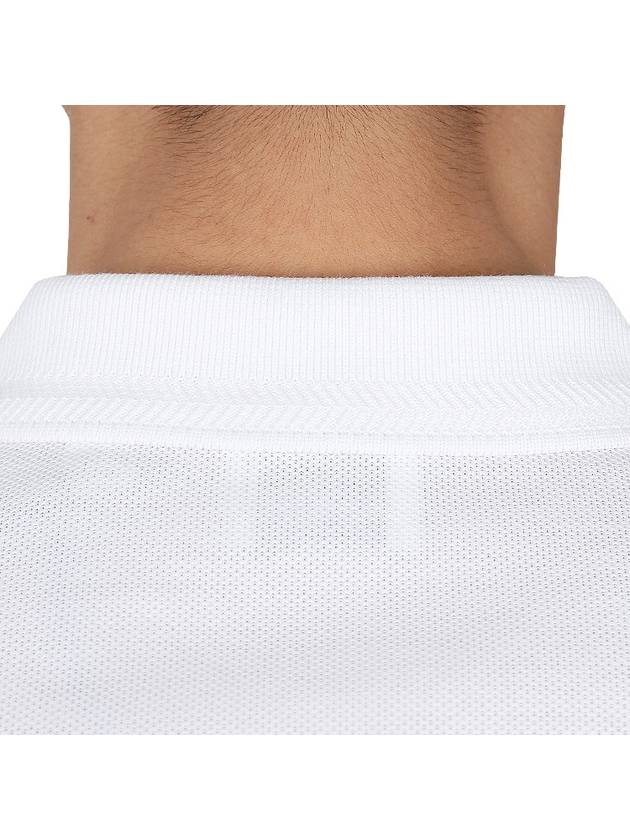 Eddie Cotton Polo Shirt White - BURBERRY - BALAAN 9