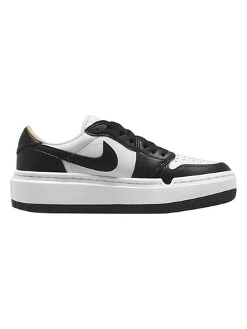 Jordan 1 Elevate Low Top Sneakers Black White - NIKE - BALAAN 1