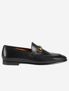 Women's Jordaan Horsebit Leather Loafers Black - GUCCI - BALAAN 3