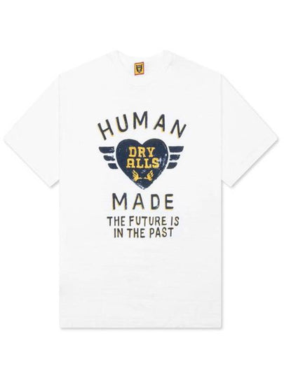 Graphic Print Short Sleeve T-Shirt White - HUMAN MADE - BALAAN 2