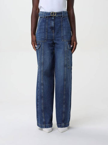 Jeans Twinset in denim di cotone - TWINSET - BALAAN 1