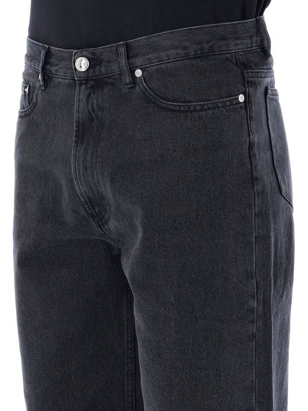 Men's Martin Straight Jeans Black - A.P.C. - BALAAN 4