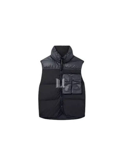 Eco Chrome-R Mixed Down Vest Navy - CP COMPANY - BALAAN 2