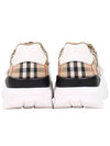 Vintage Check Suede Leather Sneakers Archive Beige - BURBERRY - BALAAN 5