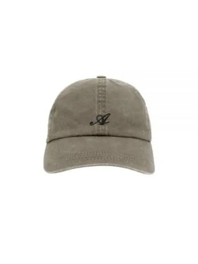 Hat X0671006 Washed Beige Washed Signature Cap - AXEL ARIGATO - BALAAN 2