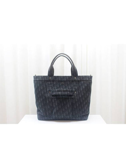 Black Oblique Jacquard Homme WW Tote Shoulder Bag 1WRSH178YJY H00N - DIOR - BALAAN 2