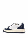 Medalist Goatskin Low Top Sneakers White Navy - AUTRY - BALAAN 4