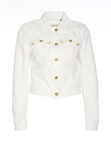 Jacket PWYE037R24DEN0010303 WHITE - PALM ANGELS - BALAAN 1