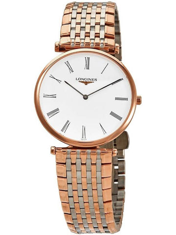 Longines La Grande Classique White Dial Rose Gold-tone Ladies Watch L4.709.1.21.7 - LONGINES - BALAAN 1