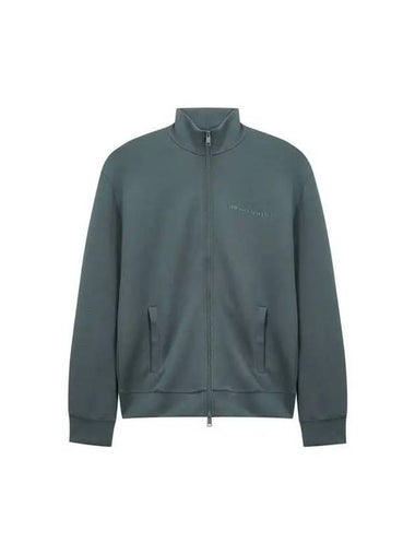 Men s Changing Logo High Neck Zip Up Dark Green - ARMANI EXCHANGE - BALAAN 1