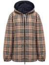 Reversible Vintage Check Hooded Jacket Archive Beige - BURBERRY - BALAAN 3