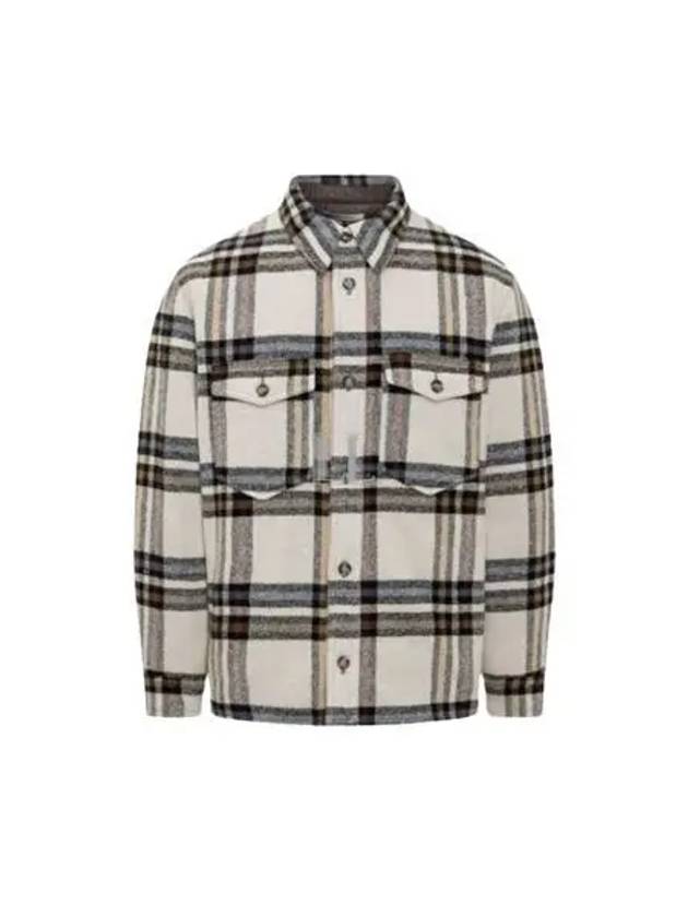 Men's Check Jacket Beige - ISABEL MARANT - BALAAN 2