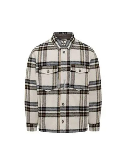 Men's Check Jacket Beige - ISABEL MARANT - BALAAN 2