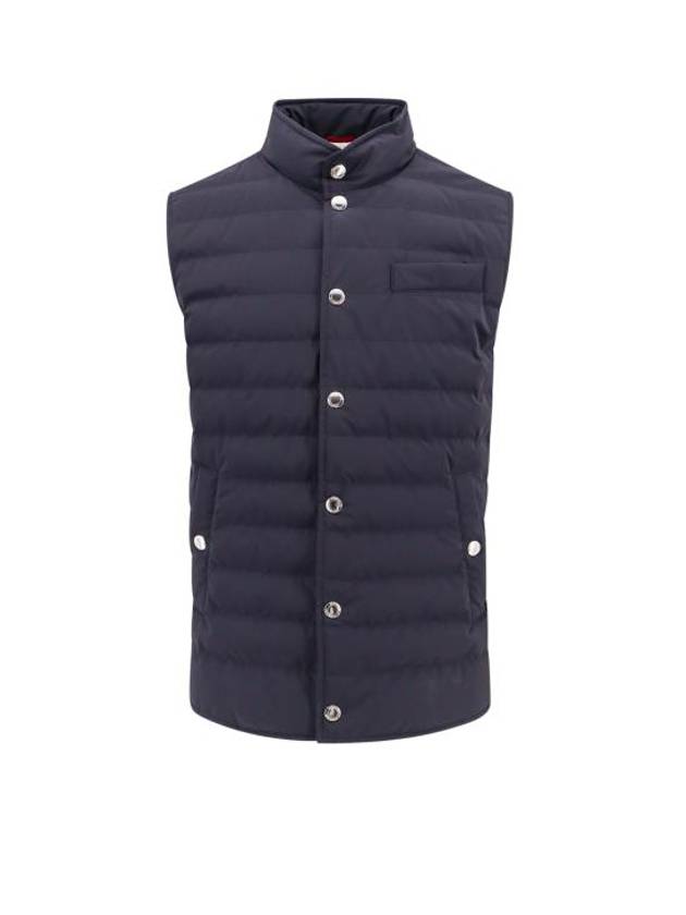 Down Vest Dark Blue - BRUNELLO CUCINELLI - BALAAN 1