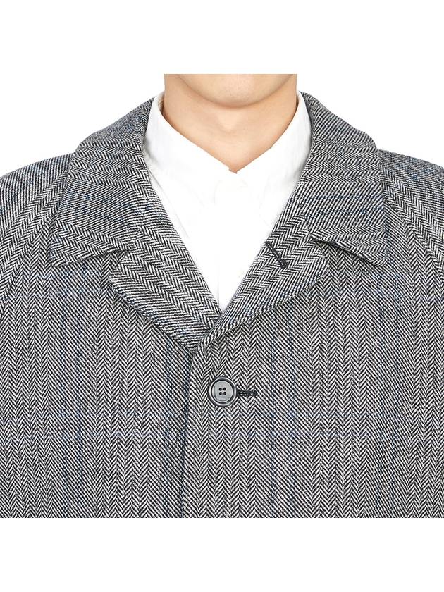 Houndstooth Check Single Coat Grey - GUCCI - BALAAN 8